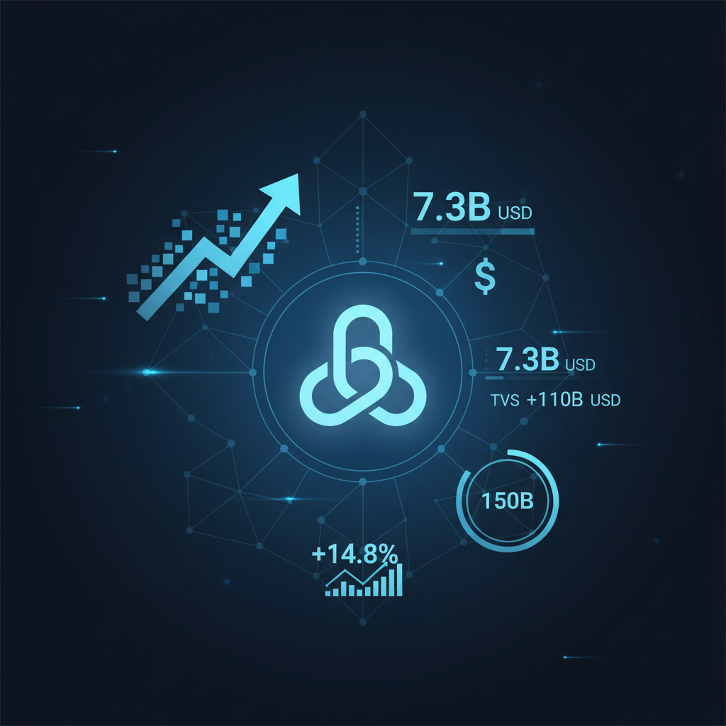 Chainlink月間+14.8%、BitGoの73億ドル移管で資金集中