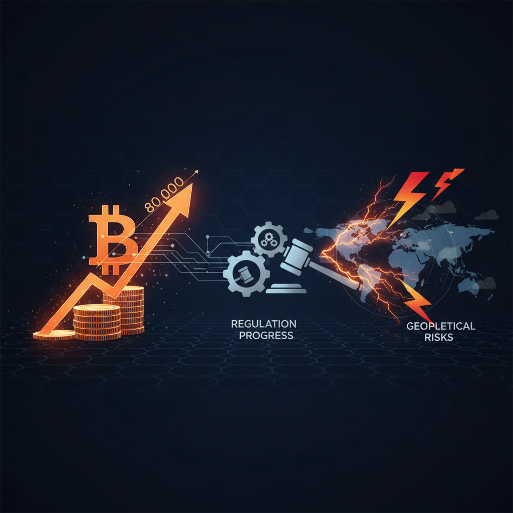 ビットコインはなぜ8万ドルを回復したのか　規制前進と地政学リスクが交錯する相場の現在地