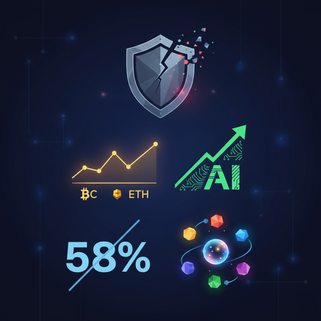 Bitget3.9億ドルハックでも動じぬ市場、ドミナンス58%割れAI続伸