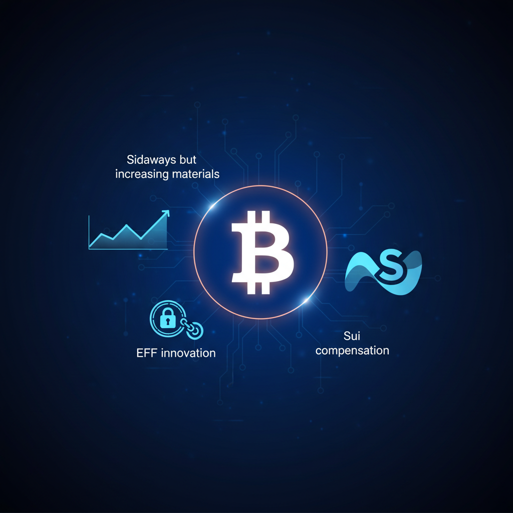 ビットコインは横ばいでも材料は増加中　ETF革新とSui補填で何が起きているのか