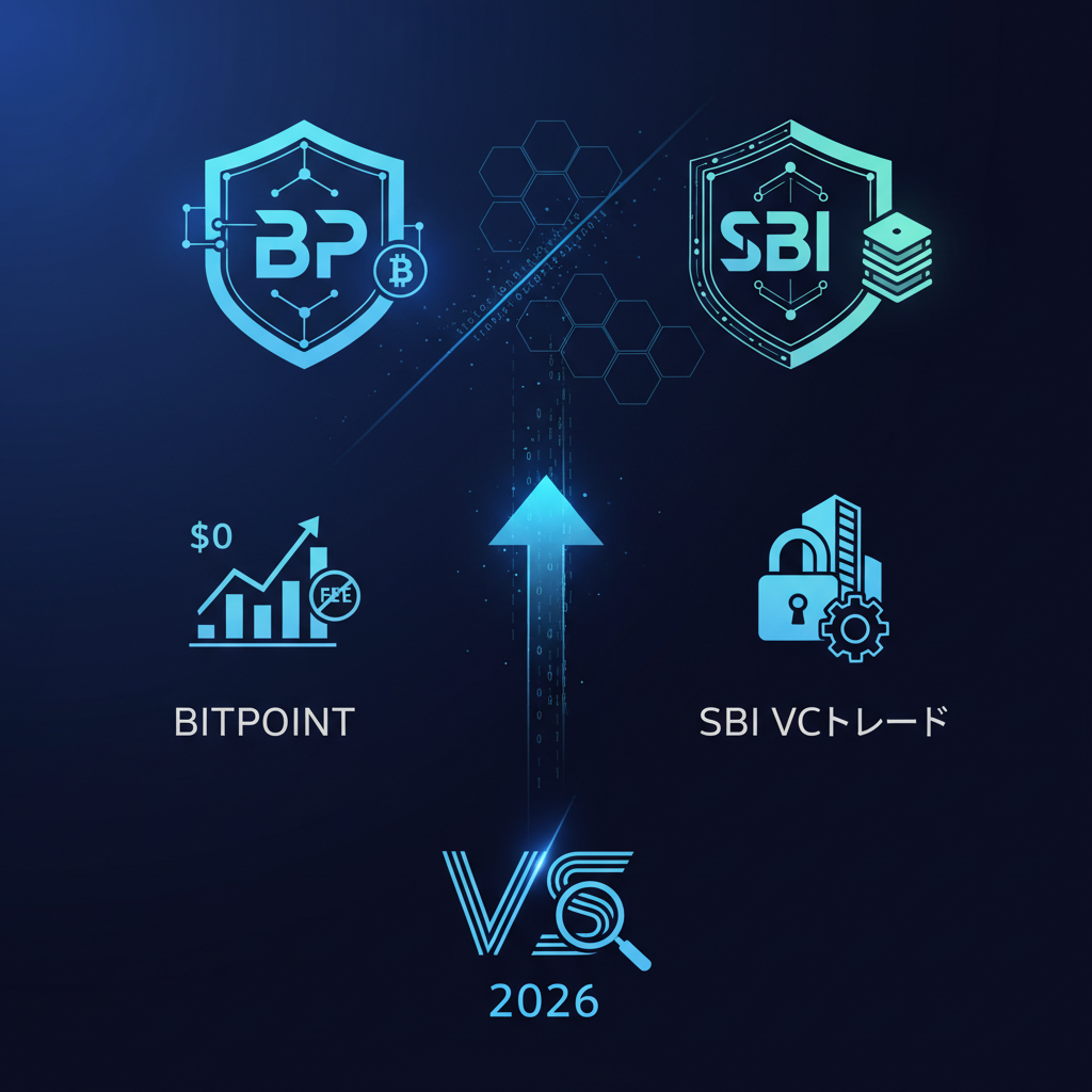 BITPOINT と SBI VCトレード 徹底比較2026｜手数料無料・銘柄・運営で選ぶ