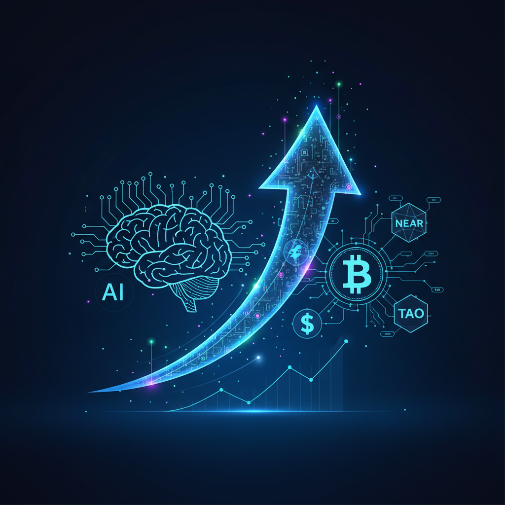 AI銘柄がBTCを逆転、NEAR週16%高で資金が回帰