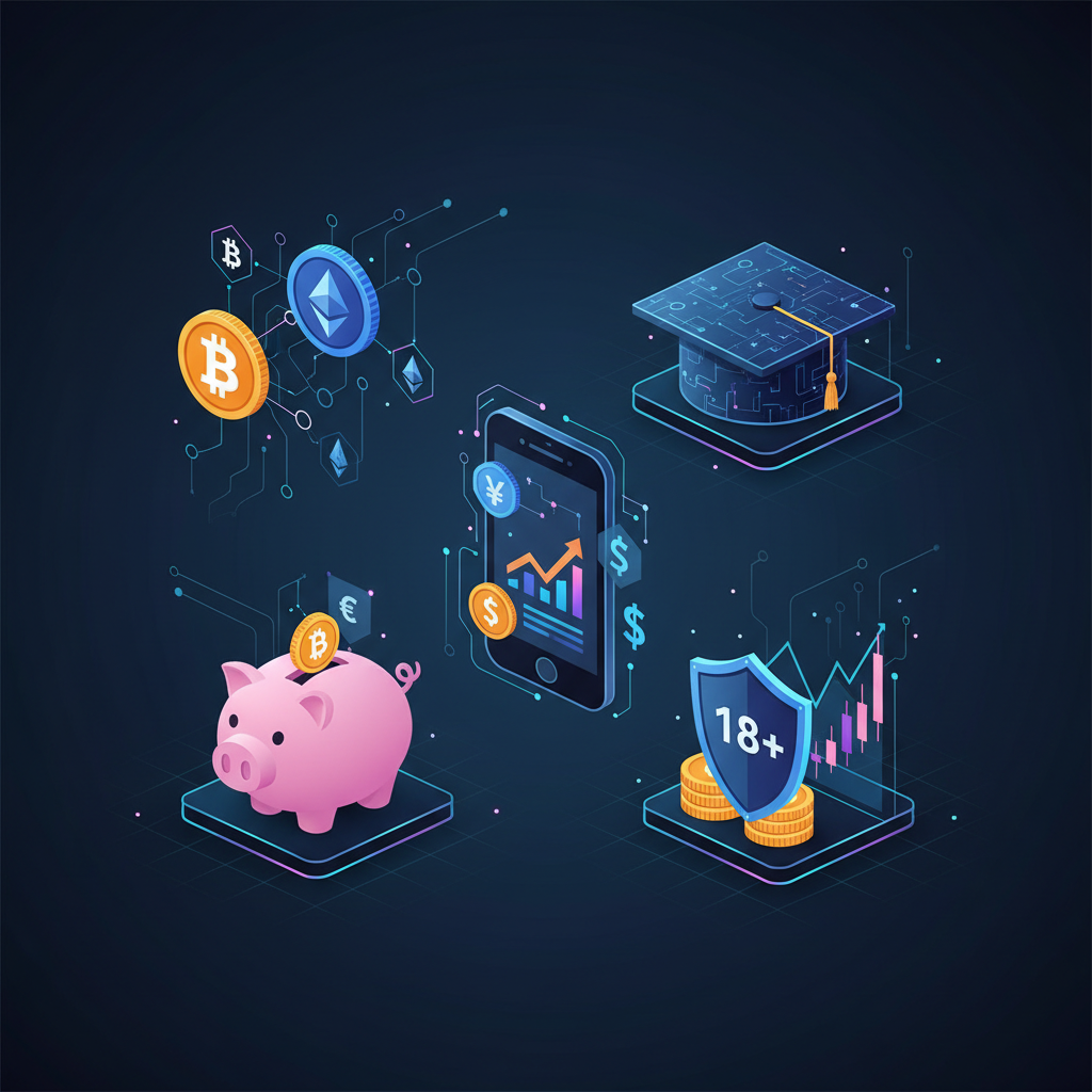 仮想通貨は大学生でも始められる|口座開設条件と少額投資の始め方