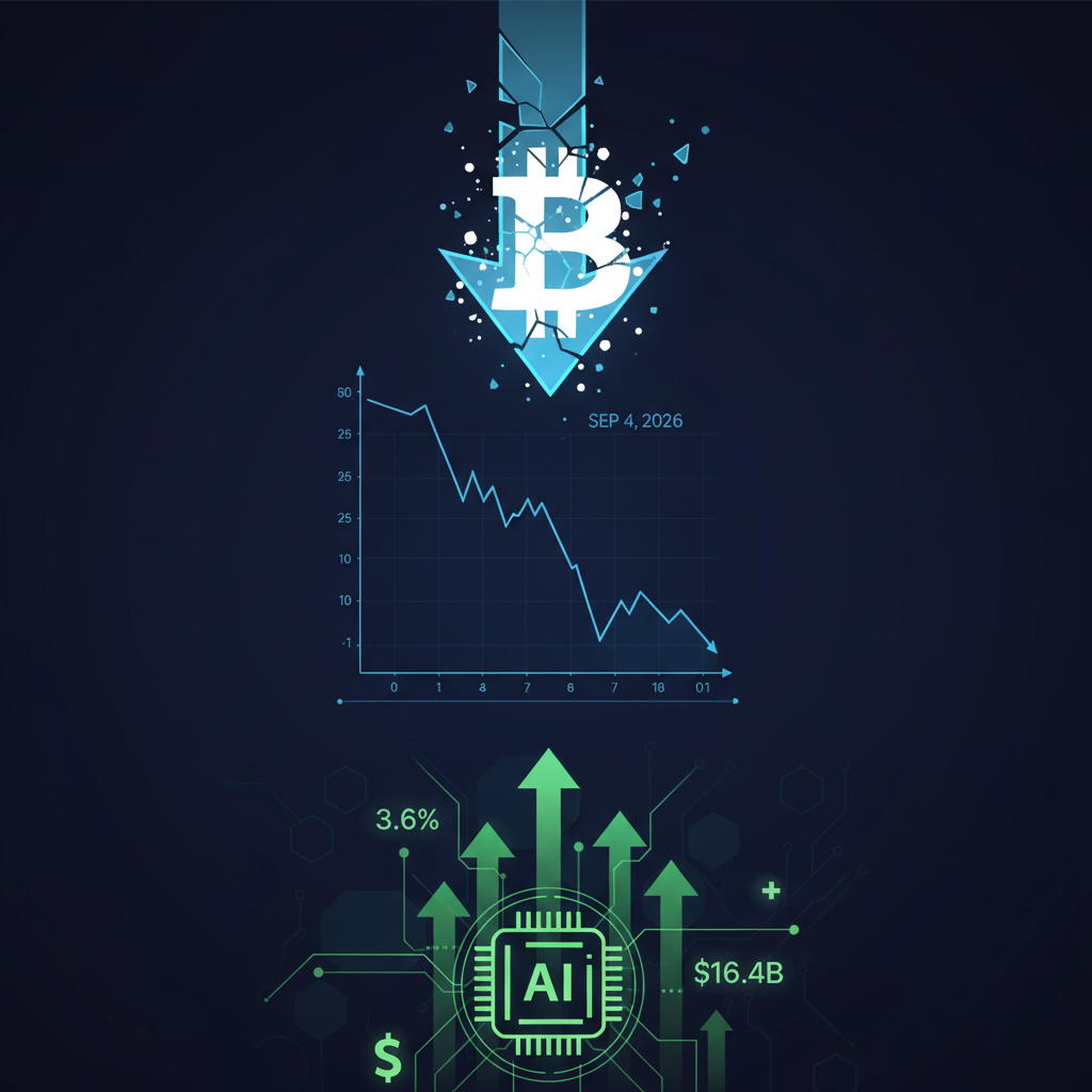 雇用統計ショックでBTC8万割れ、AIセクターは逆行高で資金対比鮮明に