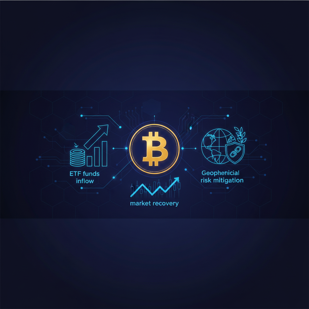 ビットコイン、7.8万ドル回復の背景は？ETF資金流入と地政学リスクの緩和を整理