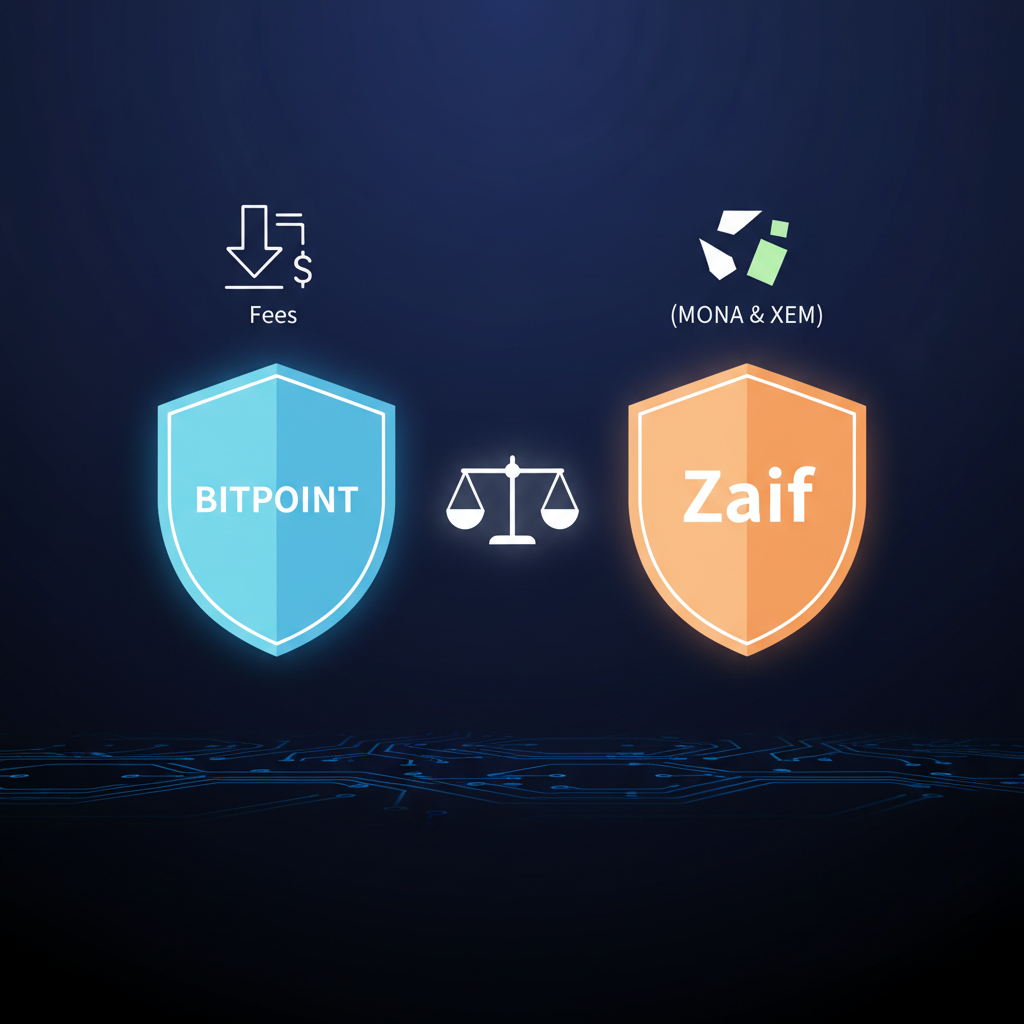 BITPOINTとZaifを徹底比較｜手数料・銘柄・積立で選ぶ