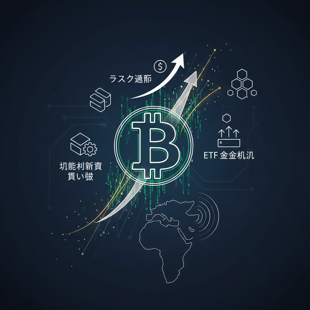 中東緊張下でもBTCが7.4万ドル回復　“リスク選好の戻り”をどう読むか