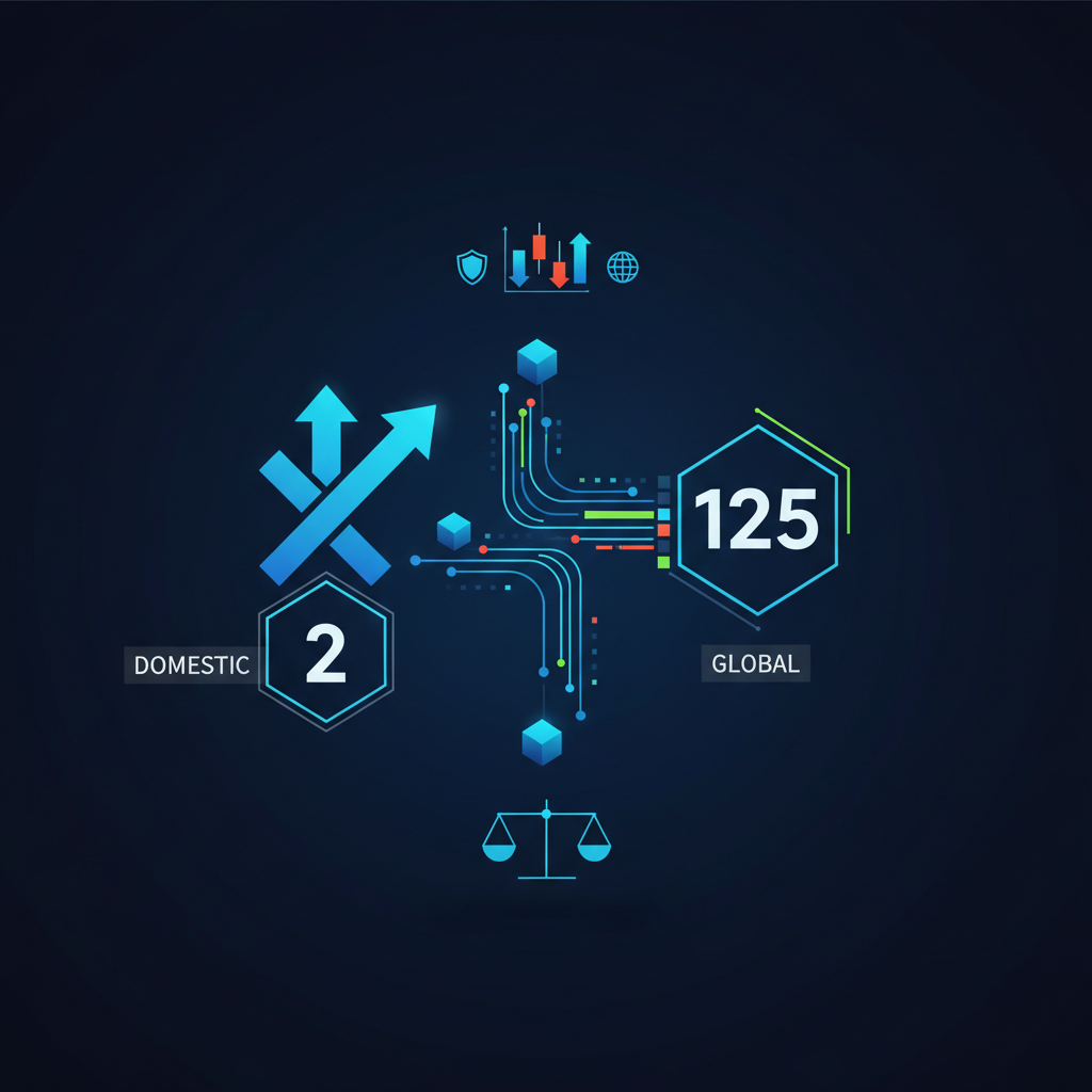 仮想通貨レバレッジ取引比較2026｜国内最大2倍・海外最大125倍の選び方