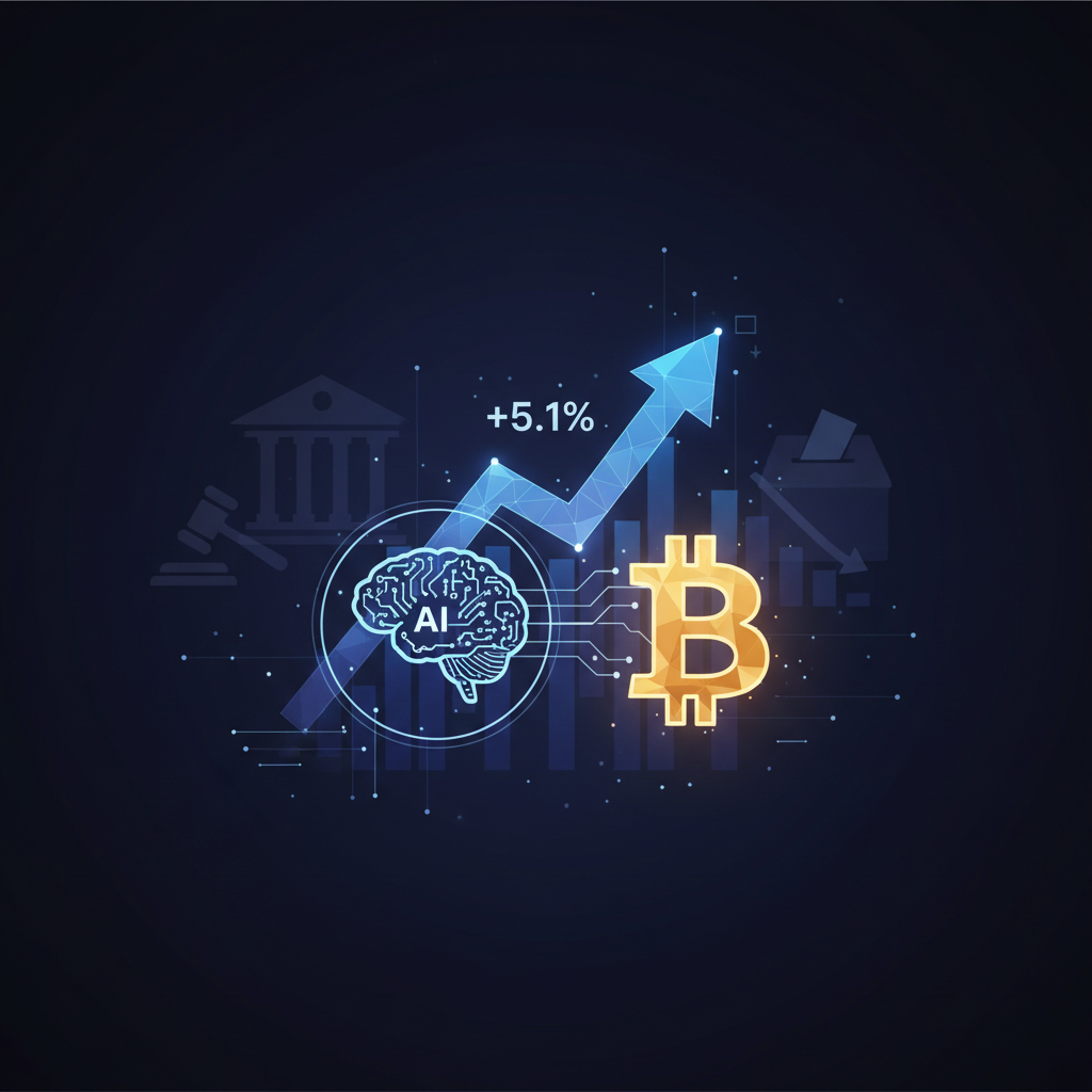 AIセクター5%高でBTC7.85万ドル、今夜CLARITY法案投票へ