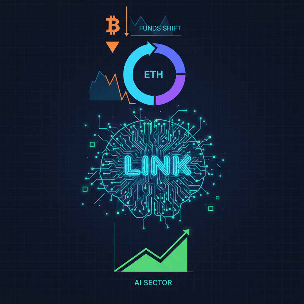 BTC62,500ドル攻防、AIセクターはLINK主導で底堅い