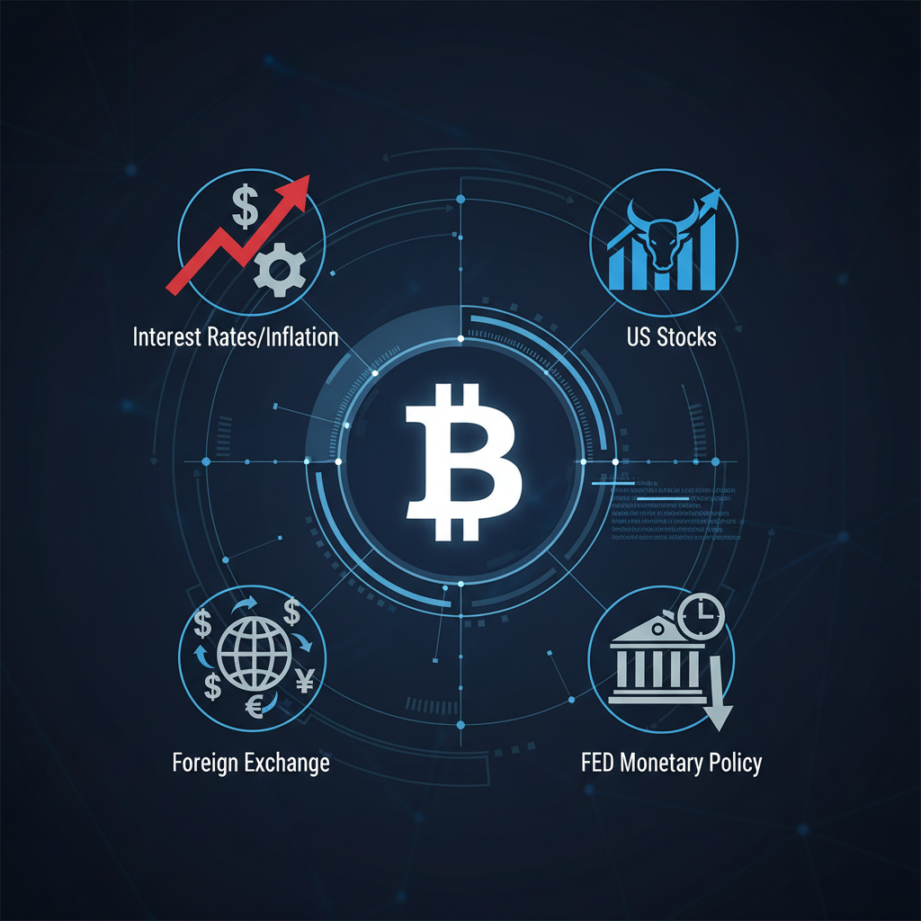 ビットコイン マクロ 経済 関係｜金利・インフレ・米国株との連動性