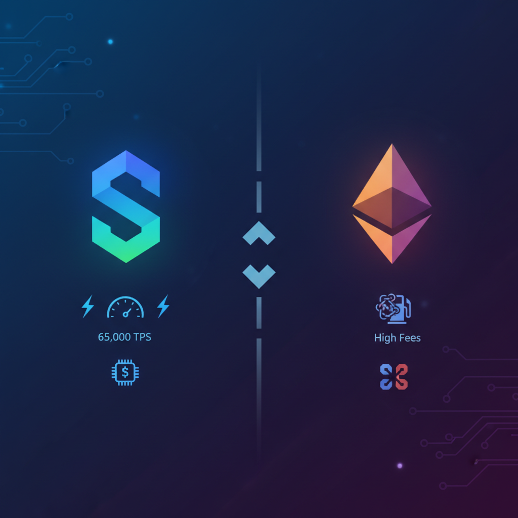 ソラナとイーサリアムの違いを比較｜性能・手数料・将来性を徹底解説