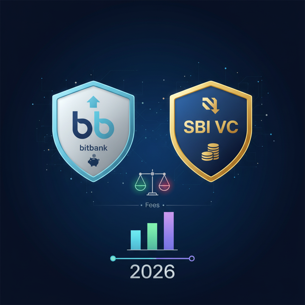 bitbank出金手数料とSBI VC手数料を2026年版で比較