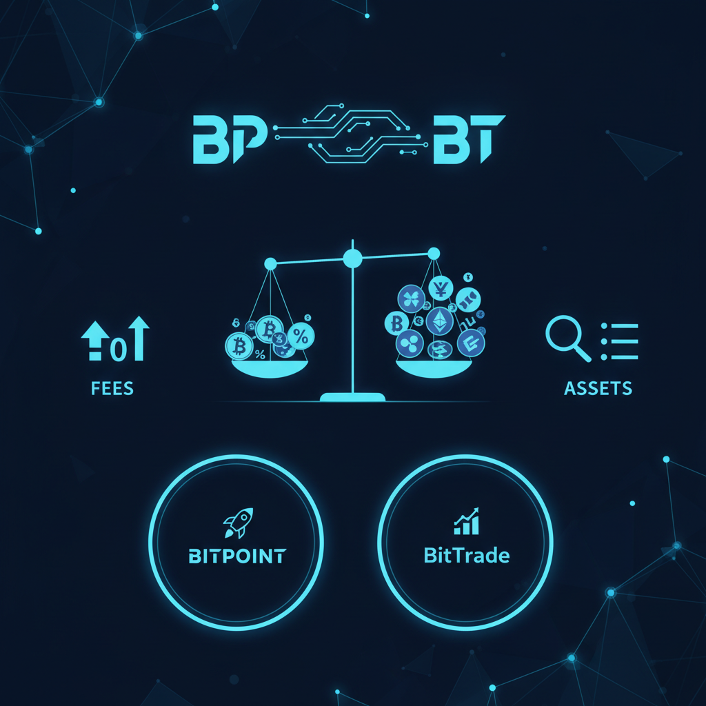 BITPOINTとBitTradeを比較|手数料・銘柄で選ぶ